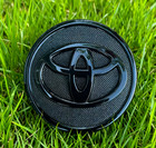4pcs Fit For Toyota Wheel Rims Center Hub Caps Emblem Black 57mm Prius Corolla