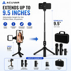 Smartphone Video Microphone Kit Led Light W tripod Stand For Iphone Youtube Live