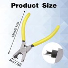 Watch Band Leather Hole Punch Plier Universal 2 0mm Shoe Strap Yellow