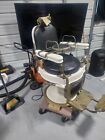 1920 s Antique Barber Chair  Theo A  Kochs  Hydraulics Works No Shipping