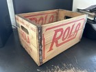 Vintage 16 X11 X 9 Rola Cola Bottling Erie Pa  Soda Pop 24 Bottle Wood Crate Box