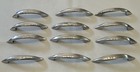 Mcm Drawer Pulls Chrome Arched Lot Of 12 Salvage 4   