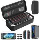 Portable Hard Shell Case For Nintendo Switch 2  12 Slots  Screen Protector cover