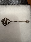 Vintage 70s Sterling Silver Superman Snuff Spoon Pendant Necklace Official 9gm