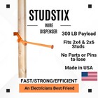 Stud Mounted Wire cable Dispenser  Heavy Duty 300lb Rated  Made In Usa-