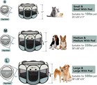 Dog Cat Playpen  Puppy Pet Playpen Indoor For Small Dog Crate Tent Cage Outdoor
