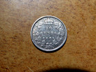 Canada 1881h 10 Cents  925 Silver Queen Victoria Nice Original Coin Df3
