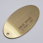 Royal Viking Line Cruise Ship Vintage  Fort 1987 Solid Brass Key Fob 2 3 4 