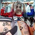 5 Sheets Harley Quinn Tattoo Stickers For Women Men Adults  Large  5 