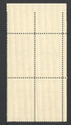 Vintage Unused Us Postage Block 3 Cent Stamps A Lincoln Stamps