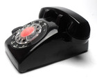 Vintage Bell western Electric Black Desk Rotary Phone Tested