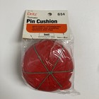 Vintage Scovill Dritz Tomato Pin Cushion Strawberry Emery Nos Sewing Notion
