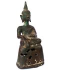 Ancient Buddha - Bronze - Laos - 18th Century
