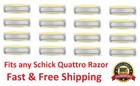 16 Schick Quattro Women Razor Blades Refills Cartridges Free Shaver Handle 4 8