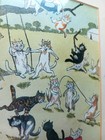 Louis Wain Vintage Framed Print Cats The Half Holiday Cat Illustration