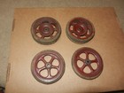A C Gilbert Erector   dm   Dn  Cast Iron Wheels W tires  1926 Vintage  Original