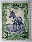 Travelstamps  1937 Mozambique Company  Stamps Scott  179 Zebra Mognh