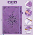 Lined Journal Notebook  A5 200 Pages Leather Journals For Writing Women   Men Tr