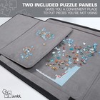 Jumbl 1500-piece Puzzle Caddy   Portable Jigsaw Puzzle Mat Organizer Storage    
