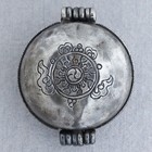 Antique Tibetan Buddhist Sterling Silver Gau Amulet Prayer Box Amulet Pendant 3 