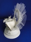 New Vintage Wilton Petite  bells   Buds White Wedding Caketop  106-1001