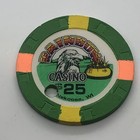 Rainbow Casino  25 Casino Chip Nekoosa Wisconsin 1993-2010 H c Punched
