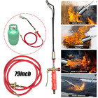 Portable Propane Torch Weed Burner Ice Snow Melter Outdoor Flame Thrower W  Hose