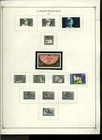 Collection  Liechtenstein Part B Scott  Pages  1920 1984  Cat  89  Mint   Used