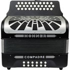 Hohner Compadre Fbbeb With Gig Bag  Silver Grille Black