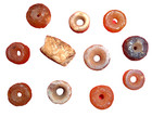 11  Colorful Sahara Neolithic Stone Beads 3 000-8 000 Yrs Africa