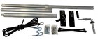 Premium Hand Crank Tarp Kit With Black Mesh Tevlar Dump Truck Trailer Tarp