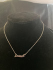 16    Sterling Silver Script    dream           Pendant Style Layered Look Necklace 925 