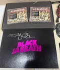 Ozzy Osbourne Black Sabbath Tour Collection End Book Signed Vip Passes Cd   s
