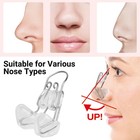 Silicone Nose Shaper Clip Nose Straightener Corrector Height Lifter Nose Slimmer