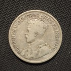 1934  Canada  25 Cent Silver Coin   nice   Free Shipp  C3087