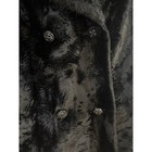 Vintage Styled By Winter Black Faux Fur Double Breasted Coat Jacket Women S