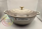 Le Creuset Chefs Oven Soup Pot  32 7 5 Qt  Rare Nutmeg  Crucible Knob    