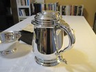 Silver Plate Lot Ben Franklin Tankard Revere Bowl Vintage Beer Stein Mug Footed