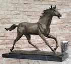 Museum Quality Collector Edition Massive Gorgeous Horse Bronze Sculpture