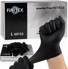 Nitrile Disposable Gloves - Black  3 5mil  100pcs  Powder-free  Medical   Exa   