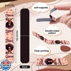 Wxiben Black Girl Magnetic Bookmark - 30 Pcs Black Women Inspirational Quotes