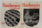 Lot Of 9 Vtg 1952-59 Handweaver   Craftsman W  Berta Frey Weaving Magazines