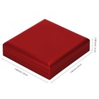 Large Velvet Jewelry Set Gift Box  Necklace Box With Led Light  Elegant Red