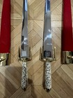 Pair Of Windlass Steelcrafts Main Gauche Renaissance Daggers 14    Suede Sheaths