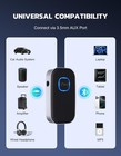 Bluetooth Receiver For Car  Noise Cancelling 3 5mm Aux Bluetooth Car Adapter    
