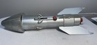 Vintage 1957 Astro Rocket Space Ship Mechanical Coin Bank With Key Berzac Corp