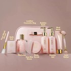 Enchanted Rose Spa Gift Basket For Women - Self Care Kit Bath Set With Minerals