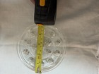 Vintage 16 Hole Clear Glass Flower Frog 5inch 