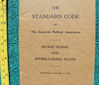 1928 American Railway Assoc Block Signal   Interlocking Rules Railroad Booklet