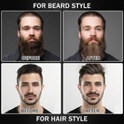 Beard Straightener For Men premium Heated Beard Brush Kit W dual Voltage Trave